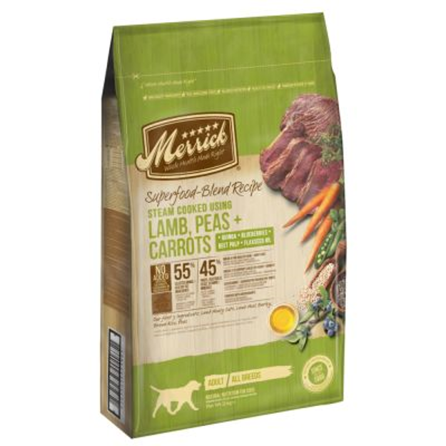 Merrick Superfoods Adult – Agnello con Piselli e Carote Merrick Superfoods Adult - Agnello con Piselli e Carote